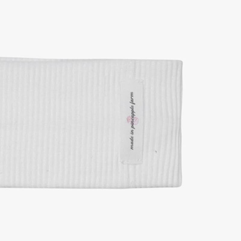 PINK PINEAPPLE MORI MOOD HAIRBAND_WHITE