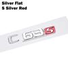 1Pc Car Tuning C Class W204 W205 C63 C63S Letter Logo 3D ABS Sticker Car Rear Trunk Emblem Nameplate Decals