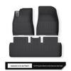 Eco-Friendly TPE Floor Mats for 2023 Tesla Model 3, Injection Molded Pedal Style
