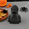 Figúrka kačice na Halloween 3D tlačená pavúčia kačacia socha Hororová kostra Duch kačice pre domácnosť Bar Krb Strašidelný dom Dekorácia
