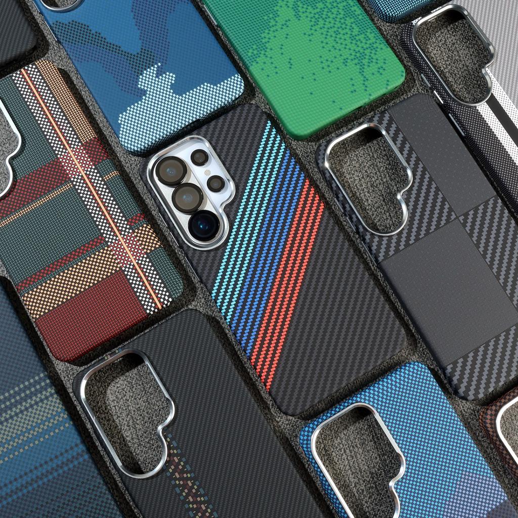 Applicable To Samsung Galaxy S11Ultra Mobile Phone Case S11ultra Magnetic Suction S11 Kevlar Carbon Fiber Tide