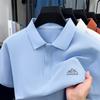 Vasarinis vyriškas polo marškinėlis trumpomis rankovėmis, su atvartu, laisvalaikio, universalus, kvėpuojantis, vėsus T-shirt