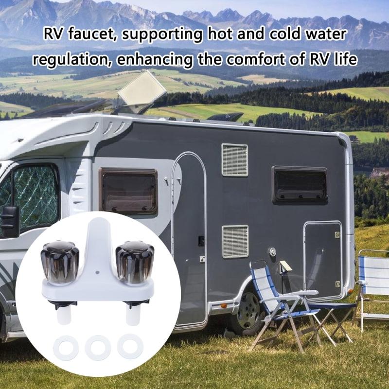 RVs Shower Faucet for Campers Travel Trailer Motorhome Replacement Shower Faucet Valves Diverter Shower Part Accessories