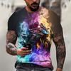 New Cool Motorcycle 3D Printed T-Shirt Men Women Chilren Fashion Short Sleeve Colours Pattern Boys Casual Unisex Streetwear Tees