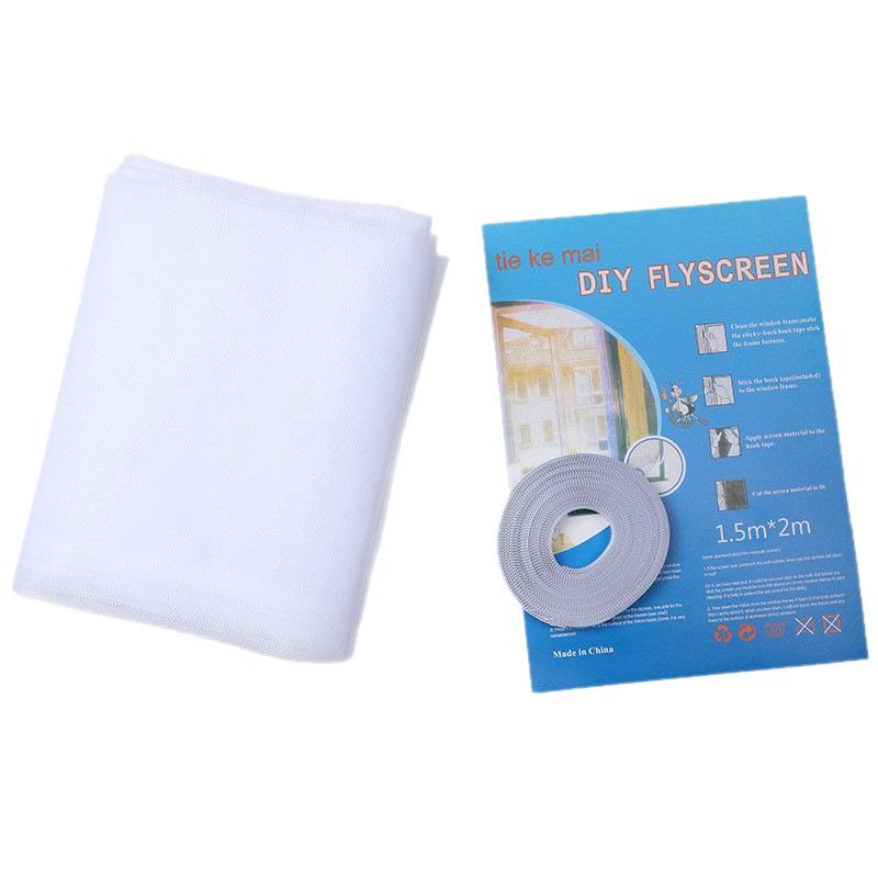 Eco-Friendly Summer Window Screen: Self-Adhesive, Light-Transmitting Anti-Mosquito Gauze