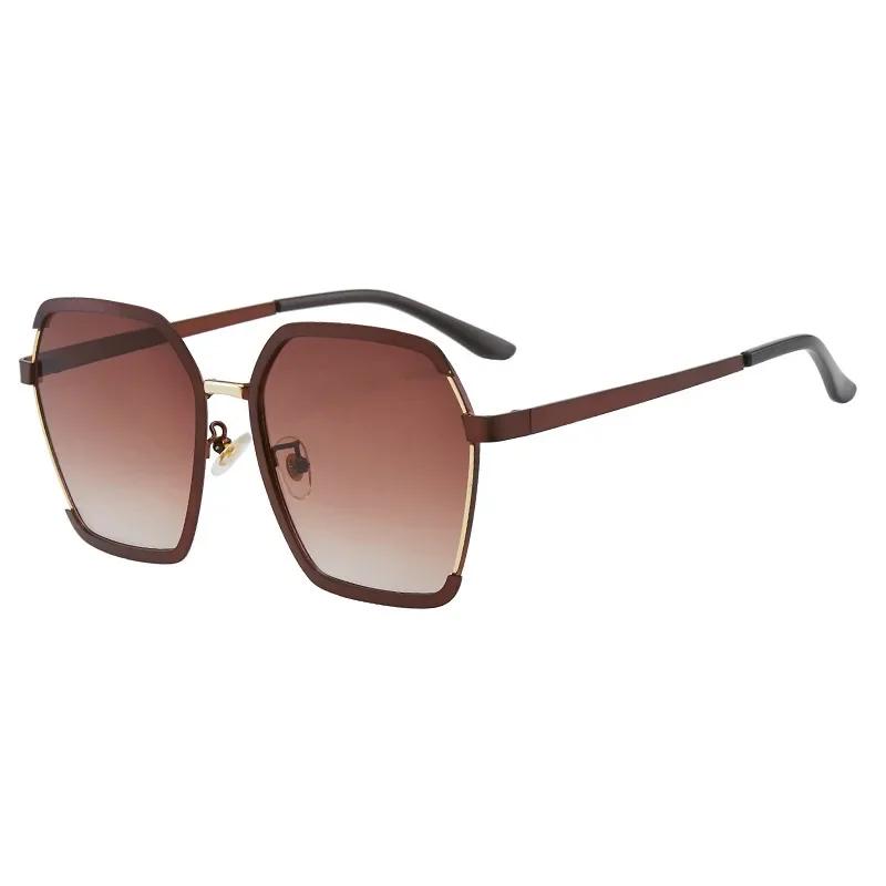 New Sunglasses Women Rimless Square Sun Glasses Luxury Ladies Personality Shades Gradient Eyewear Uv400