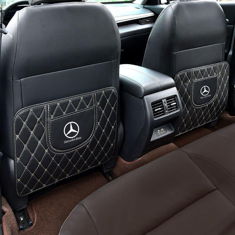 Car Seat Backrest Anti Kick Pad Anti-fouling Protector For Mercedes Benz AMG W206 W204 W205 W212 W213 W221 W222 W223 W251 W464 PK1