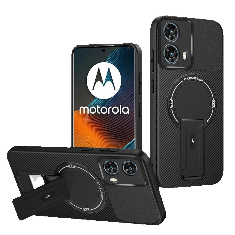 Für Motorola Moto Edge 50 Fusion 5G Luxus Armor Magsafe Kabellose Ladehülle Für Edge50 Fusion Magnetische Halterung Halter Abdeckung