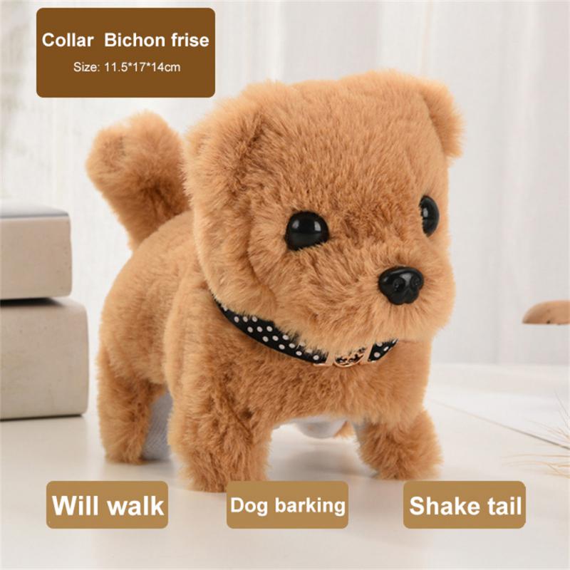 1/2/3PCS Electronic Pet Simulation Smart Dog Walk Bark Nod Wag Tail Electric Plush Animal Baby Kid Plush Toy Christmas Gift