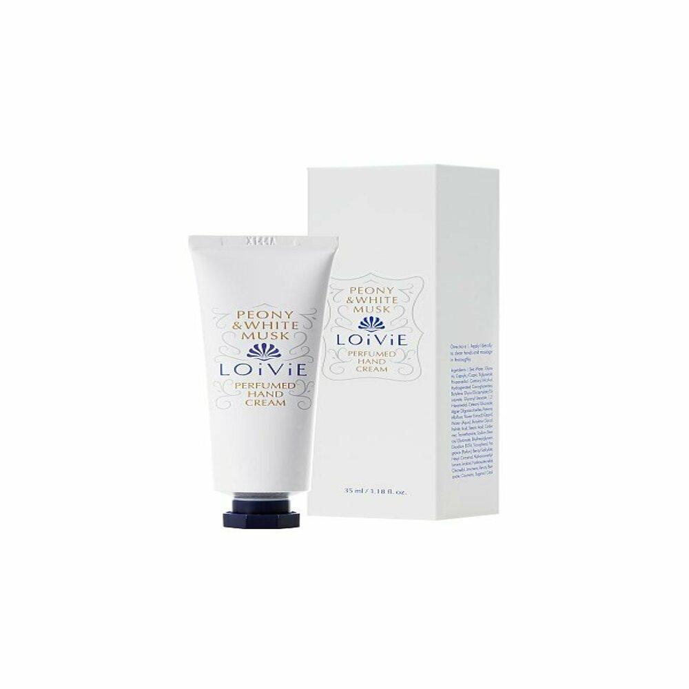 LOiViE Krem do rąk perfumowany Piwonia i Białe Piżmo 35 ml (Odnowienie)