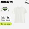 Damen Tencel Lyocell Baumwolle Kurzarm Freizeit T-Shirt Klasse A