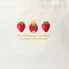 Sanrio Tote Bag Newspaper 50th Sanrio Characters Alloy W32 X D5 X H37cm Recommended Age 3 Years and Up 463132 (Strawberry Anniversary) Cotton/Zinc
