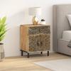 Nightstand 50 X 33 X 60 Cm Solid Mango Wood