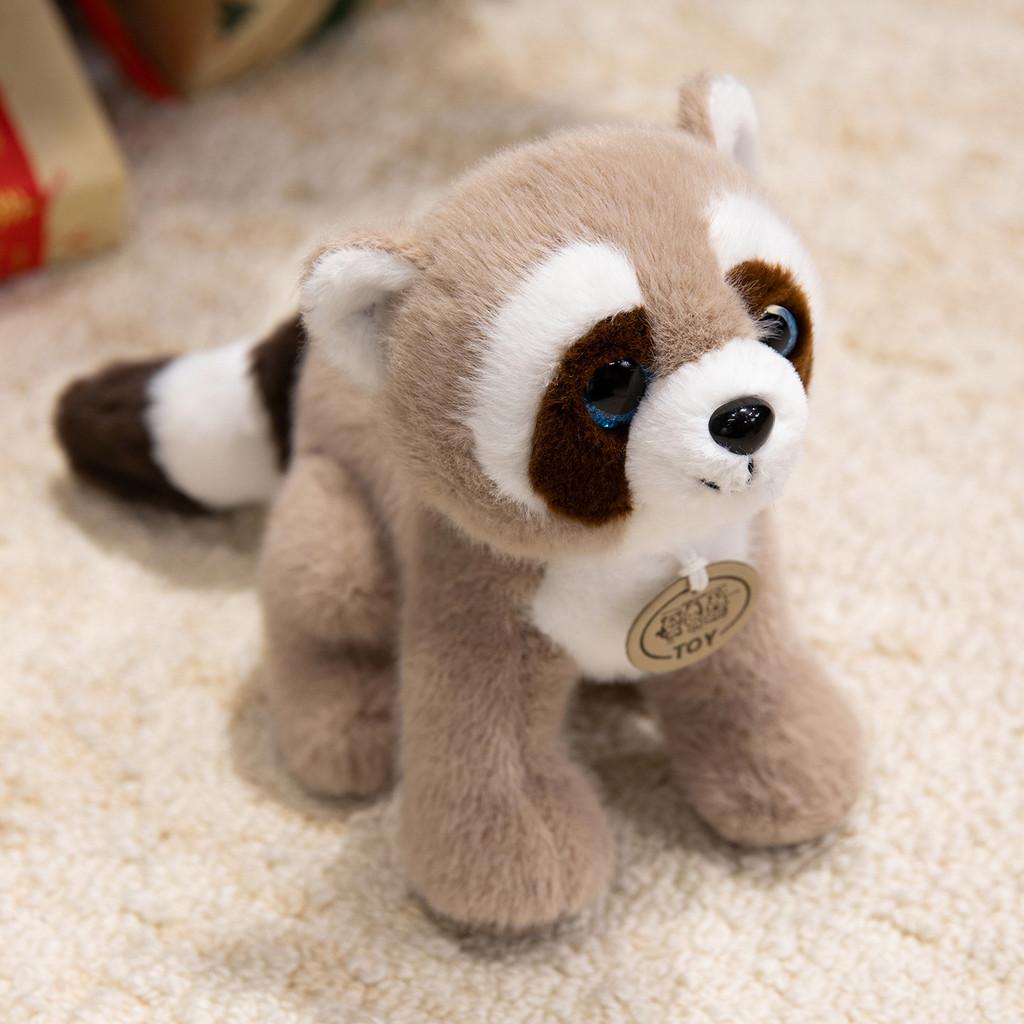 Tiger Panda Waschbär Plüschtier mit PP-Baumwollfüllung für Kinder und Sammler