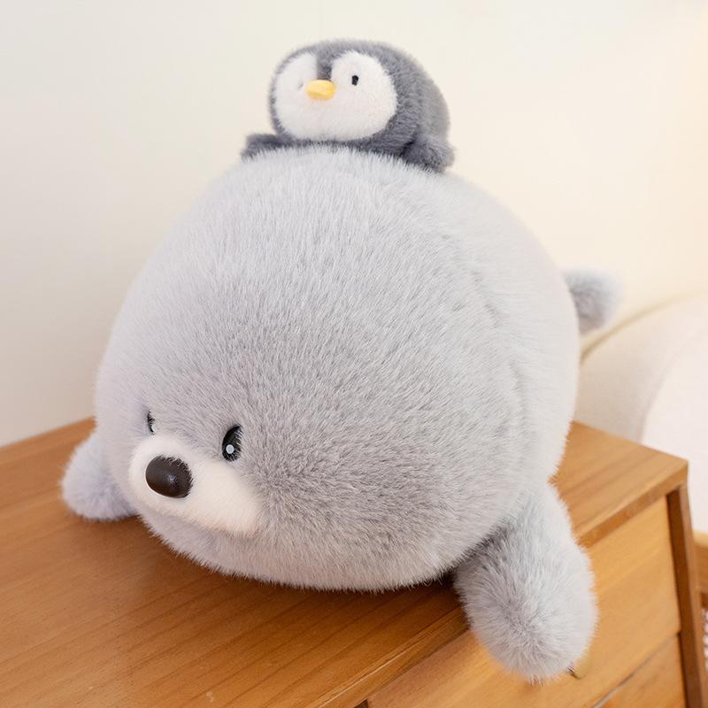 New Cute Sea Lion Plush Doll Dolls Marine Animals Children's Toys Sleeping Doll Birthday Gift