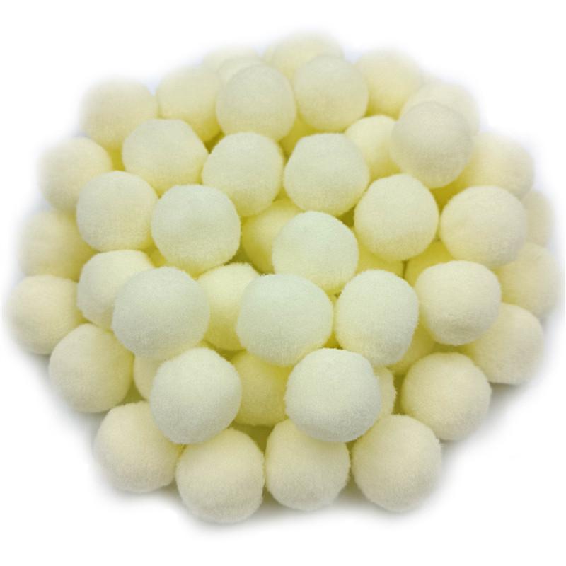 Soft 18/25mm Jewelry Accessories Kids Toy Multicolor Sewing Craft Fluffy Ball Plush Ball DIY Handmade Material Clothing Decoration Pompom Accessories