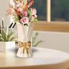 Bow Vase Flowerpot Flowers Holder Ceramic for Valentine's Day Housewarming Bedroom Dry