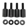 4PCS 1.5 Inch Seat Riser Easy To Install 1.5 To 2.0 Inches Seat Lift Mounts for Maverick X3 All Years Black