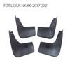2017 2018    4x For Lexus NX NX200 NX300 Mudguard Fender Mud Flaps Guards Splash Mudflaps Car Accessories