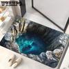 3D Visual Door Mat Entrance Mat Dirt Resistant and Wear-resistant Floor Mat Bedroom Floor Mat
