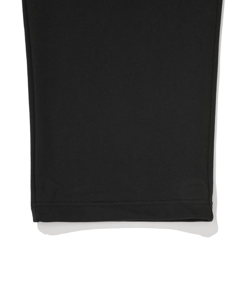 WACKY WILLY Three-Pleated Wide Sweatpants Black