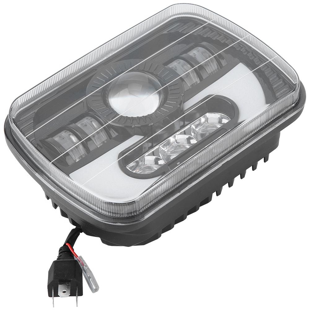300W 7palcové vodotěsné čtvercové LED světlomety pro auto, žárovky s uzavřeným paprskem pro Jeep