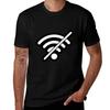 No Wifi Sticker TShirt Comfortable Daily Wear Tee