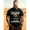 Men's Short Sleeve T-shirt with Cool Bear Graphic Print, Crew Neck, Soft Cotton Feel, Relaxed Fit for Casual Daily Wear