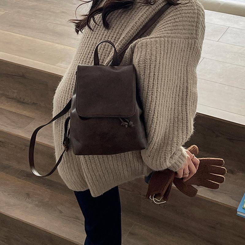 New Versatile Backpack Women's Small Retro Women's Handbag