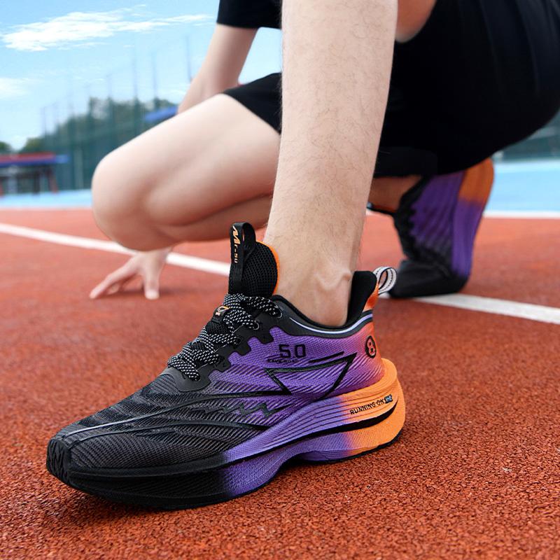 Men's Running Shoes Breathable Man Sports Sneakers Lace Up Comfort Casual Walking Shoes Athletic Training Footwear