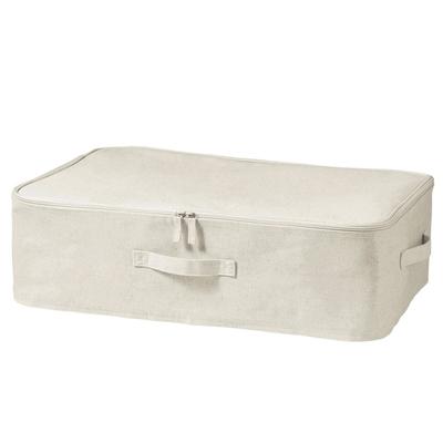 MUJI Softbox Width 59 X Depth 39 X Height 18cm Polyester Linen Costume Case 12403524