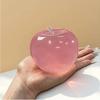 Ultra-Thin Soft Crystal Apple Stress Ball, Smooth Surface Sensory Toy, Cute Desktop Decompression Gift for Colleagues & Friends