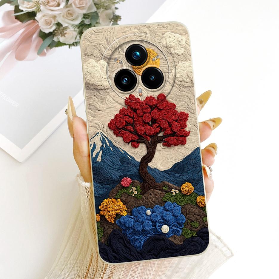 For Realme 14 Pro 5G Case RMX5056 Cool Owl Dragon Painted Cover Soft Silicone Case For Realme 14 Pro Plus Realme14 Pro+ 5G Shell