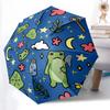 1 pièce Parapluie Grenouille Nocturne Ouverture/Fermeture Automatique, Structure Robuste à 8 Baleines, Parapluie de Voyage Portable, Fêtes, Usage Quotidien,06