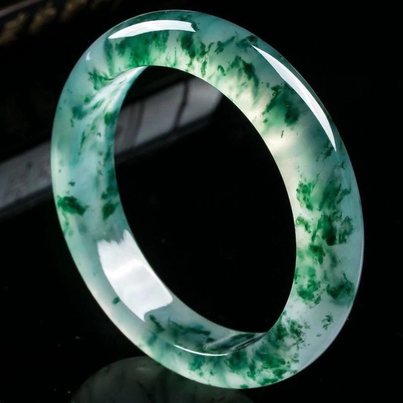 Seven Colored Bracelet Gobi Golden Silk Jade Chicken Blood Bracelet Mother's Day Gift with Gift Box