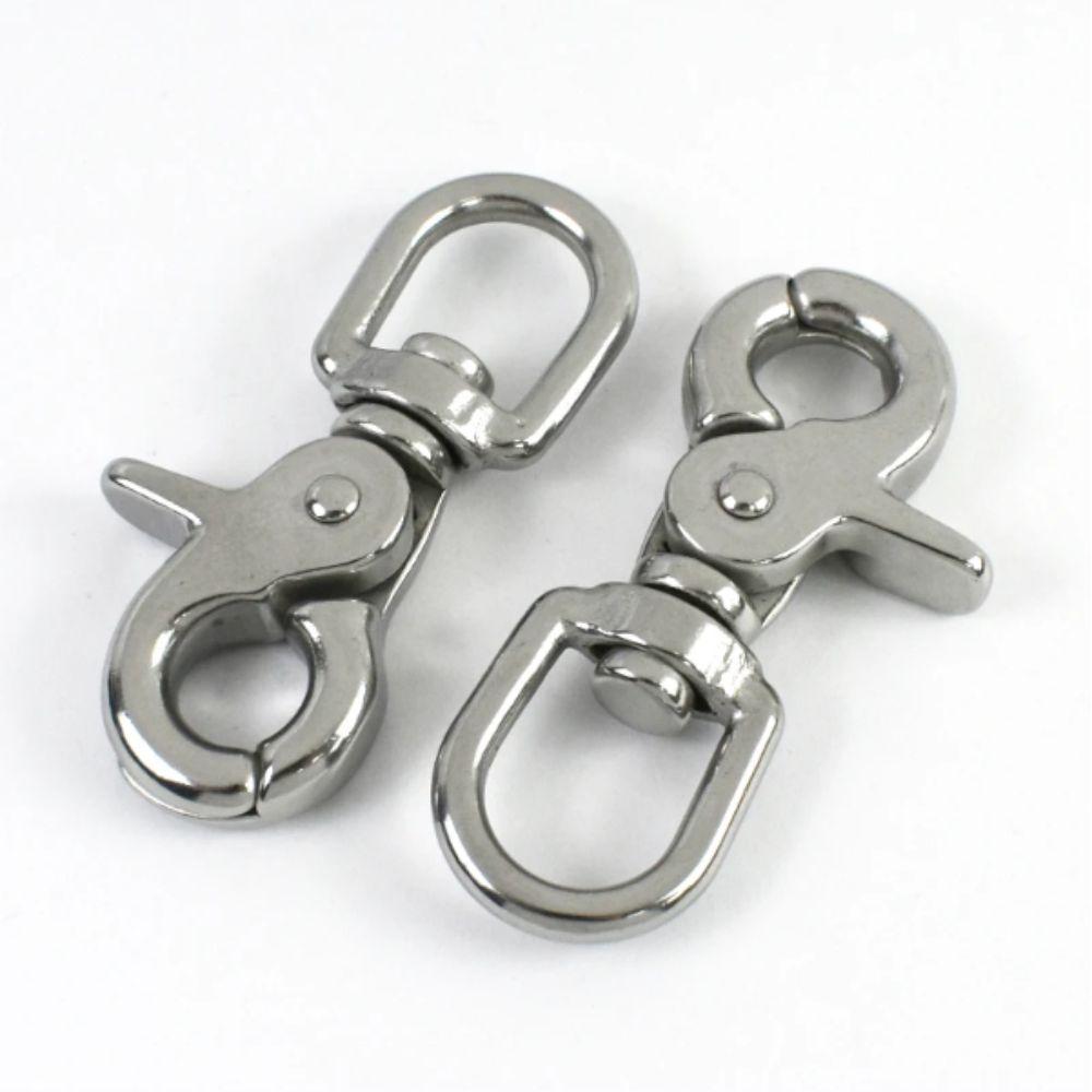 Zinc Zinc Zinc Alloy Material Snap Hooks 316 Stainless Steel Spring Buckle Diving Clip  Leash Applications