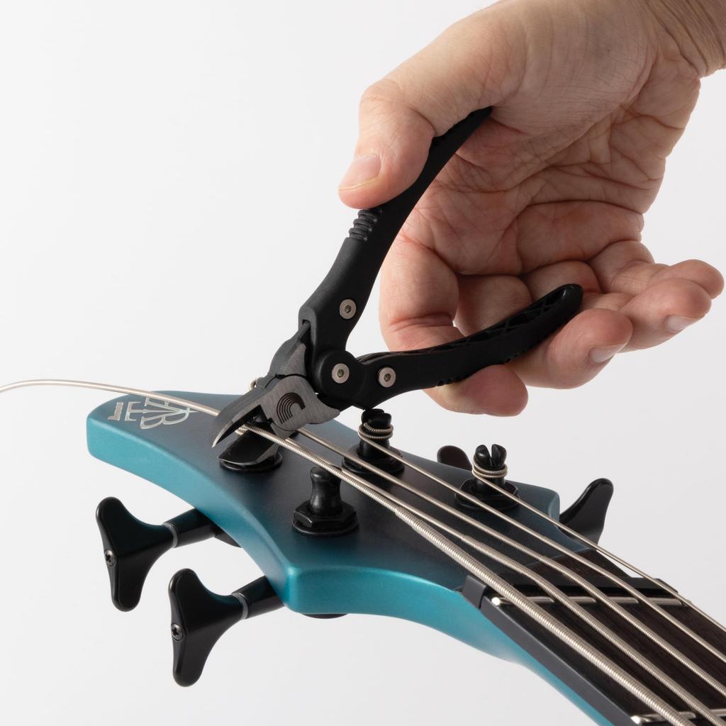 String Cutter Nipper with Compound Action Lightweight Cover Cap D'Addario Handle, Design, PW-TGSC-01 [Blade Included]
