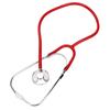 Professional Single Head Stethoscope Aluminium Alloy Heart Lung Detection Echoscope (Red)