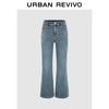 UR Damen Retro Washed Schlagjeans