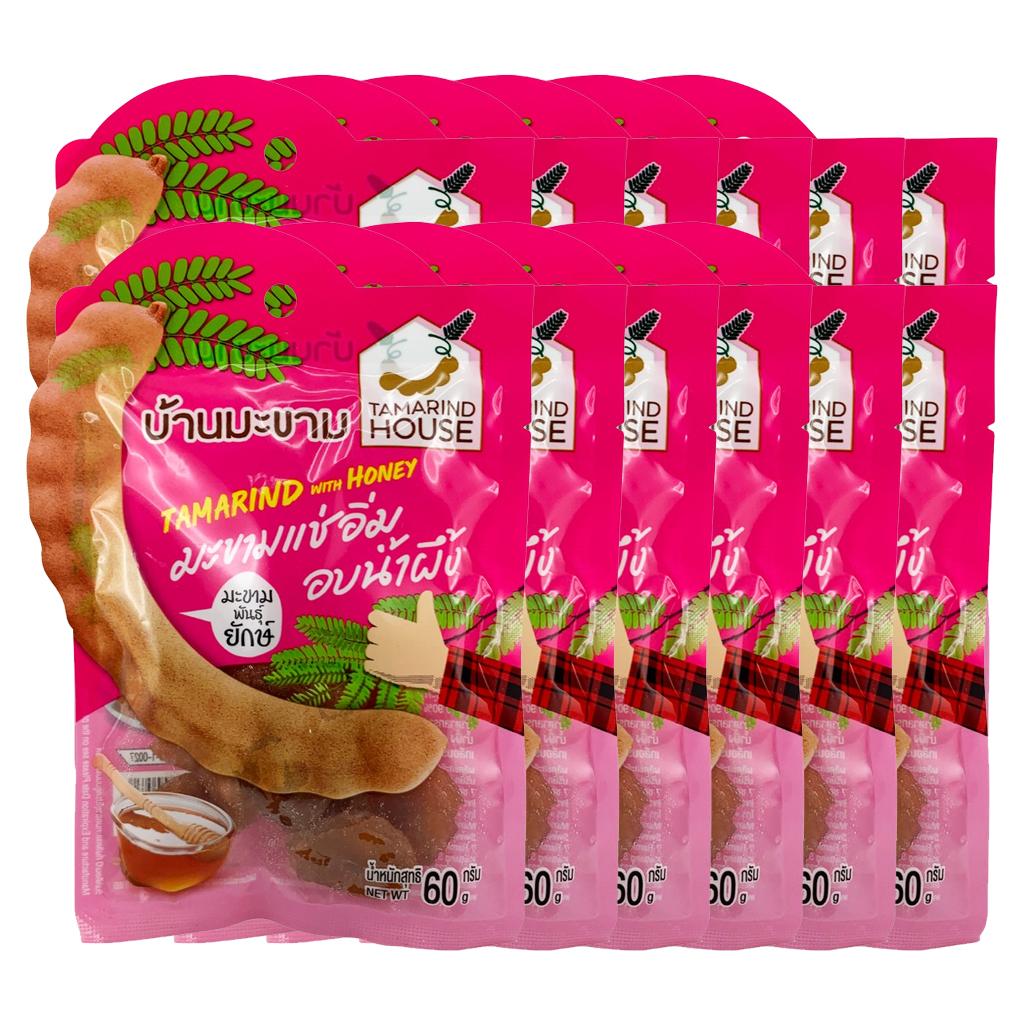 Tamarind House Honey Tamarind Pikantní 45 g. / Tamarind s medem 60 g. x 1 / 2 / 3 / 6 / 12 ks - Thajská svačina