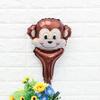 Tiger Lion Monkey Giraffe Cow Foil Balloon Safari Jungle Animal Head Kids Inflatable Toys