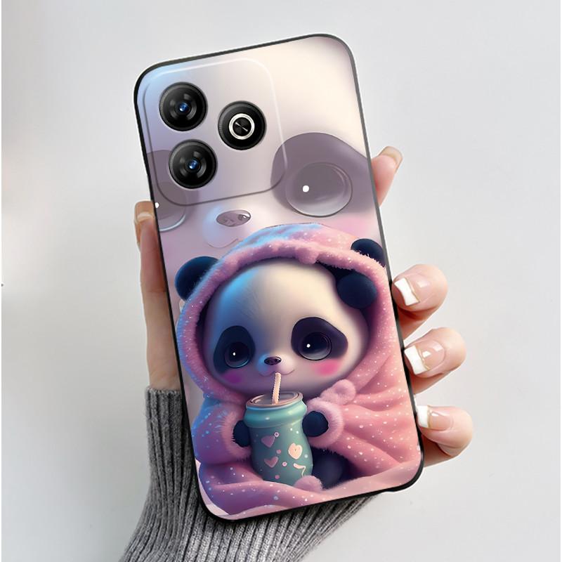 För ZTE Axon 60 / Blade V60 / Nubia V60 Fodral Sött Kaninfodral För ZTE Axon60 BladeV60 NubiaV60 Svart Silikon Skyddande Fodral