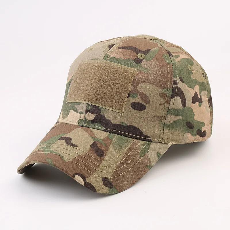 Camouflage Baseball Cap Outdoor Men's Tactical CP Adjustable Hat Sports Cycling Duck Tongue Cap