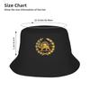 Chapeau Bob Emblème Lion & Soleil de Perse Casquettes de Pêcheur d'Extérieur Chapeaux de Soleil Portables pour la Plage et le Voyage pour Femmes Casquette Imprimée Tendance