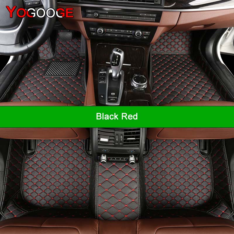 Djbn1 YOGOOGE Custom Car Floor Mats For Toyota Corolla Auris Auto Carpets Foot Coche Accessorie