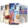 Sommerreise Mädchen Handyhülle Für Samsung Galaxy S22 Pro S21 S20 Ultra FE S10 Lite 5G S10E S9 S8 Plus Weiche TPU Schwarze Hülle