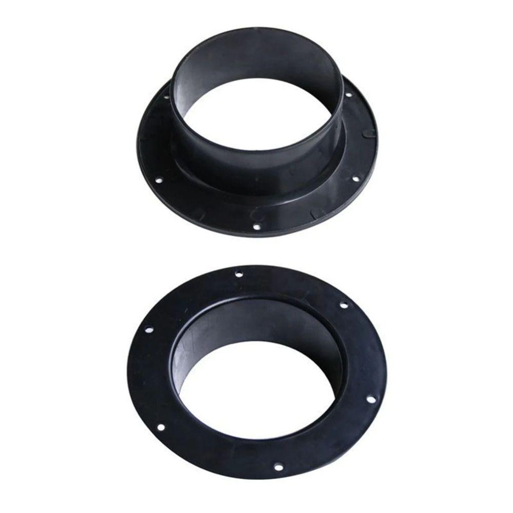 ABS Ventilation Pipe Joint Black Exhaust Pipe Connector Air Pipe Joint Ventilation Pipe