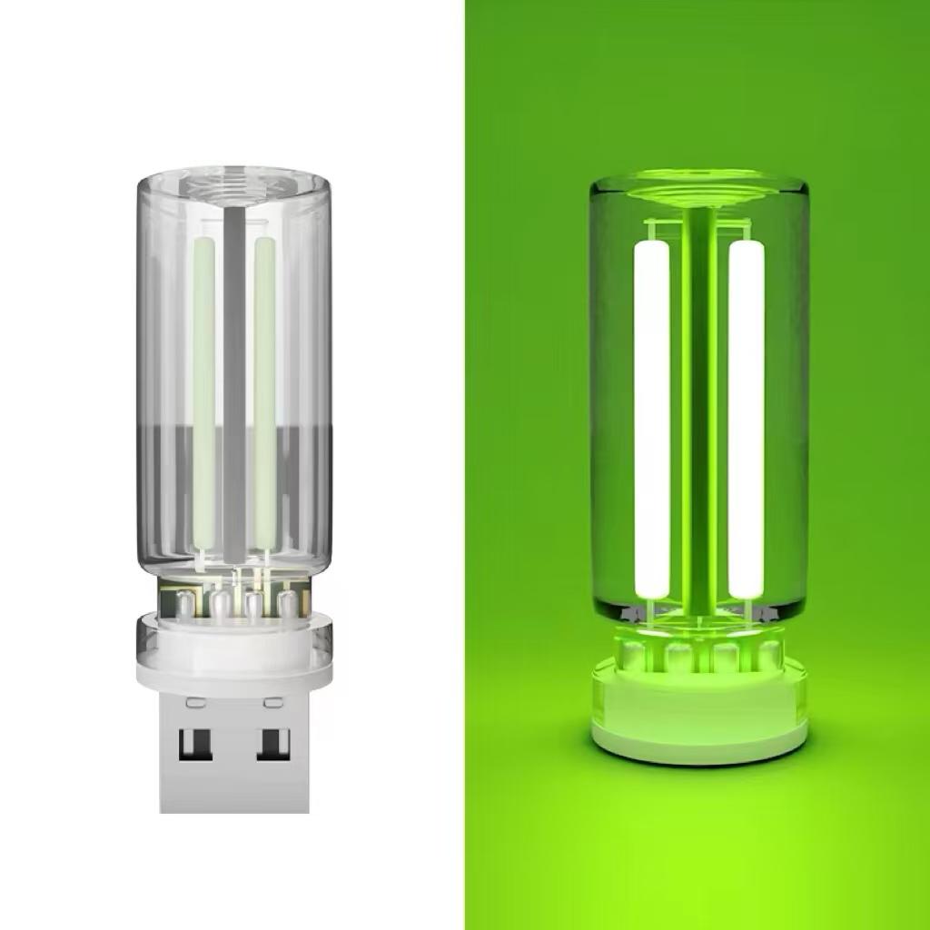 Car Atmosphere Light USB Night Light Touch Dimming LED Incandescent Filament Lamp Bulb Emergency Lighting Plug Play Ambient Lamp