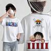 Summer New Arrival One Piece Pattern Tshirt unisex anime print casual shortsleeved fashionable streetwear top Y2K style