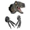 Velociraptor Statue Wall Resin Mount Dinosaur Head Sculpture Wall Hanging Ornament for Indoor and Outdoor Dinosaur